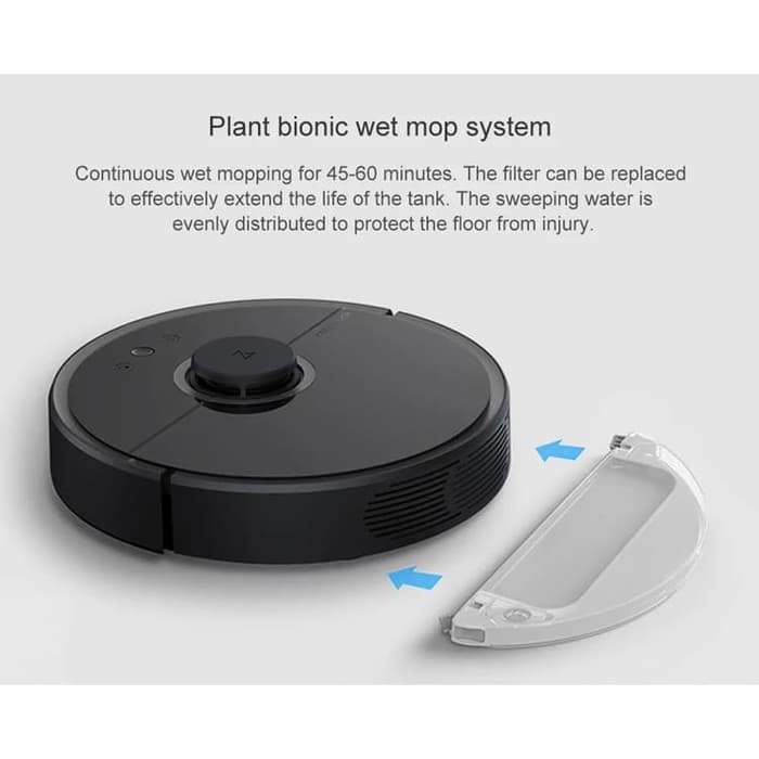 Refurbished Roborock S55 Robot Vacuum Cleaner Black On Sale