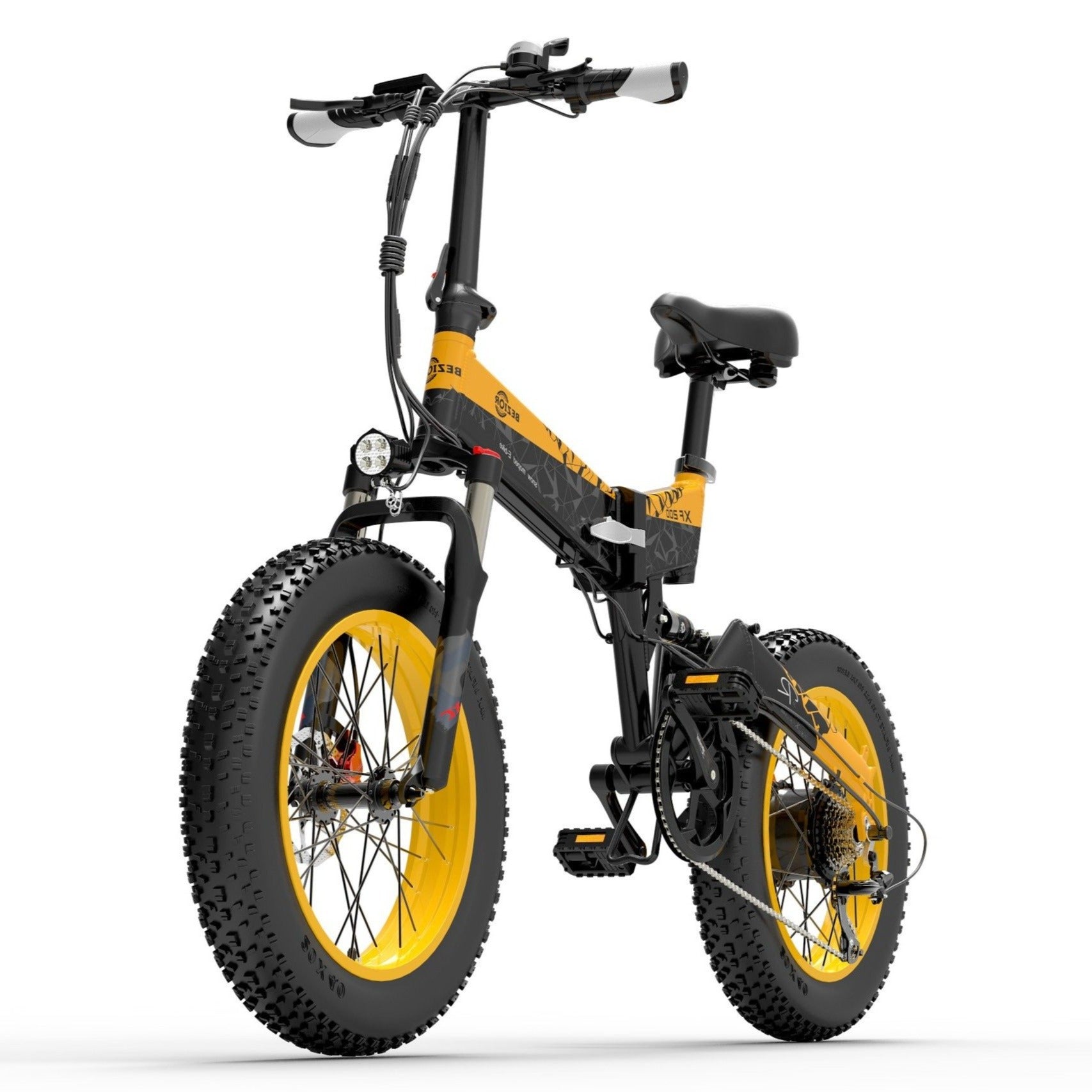 Bezior XF200 Electric Mountain Bike Foldable Power Assist E-bike 130km Mileage