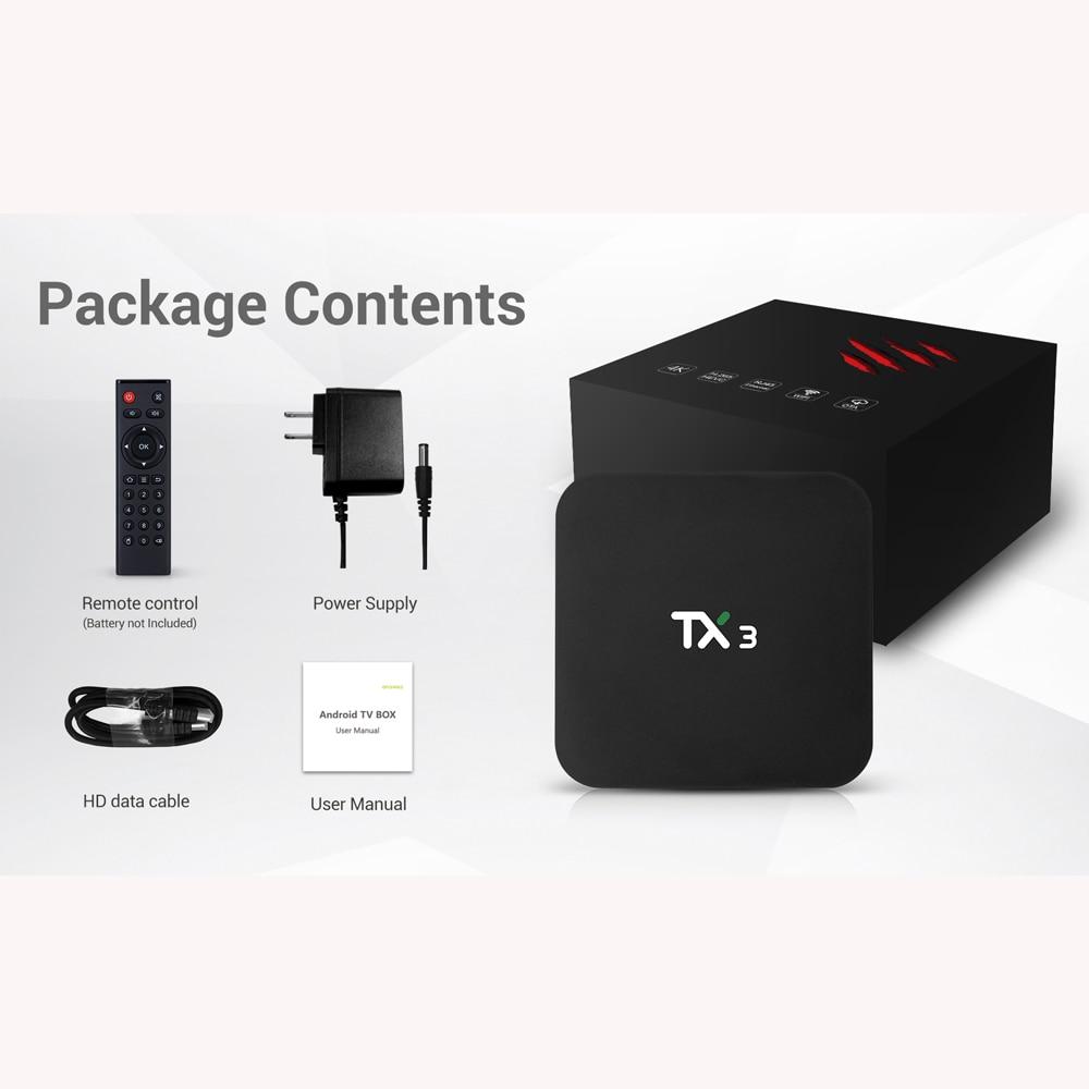 Tanix TX3-H TV box 4GB + 64 GB Android 9.0 Europe Version
