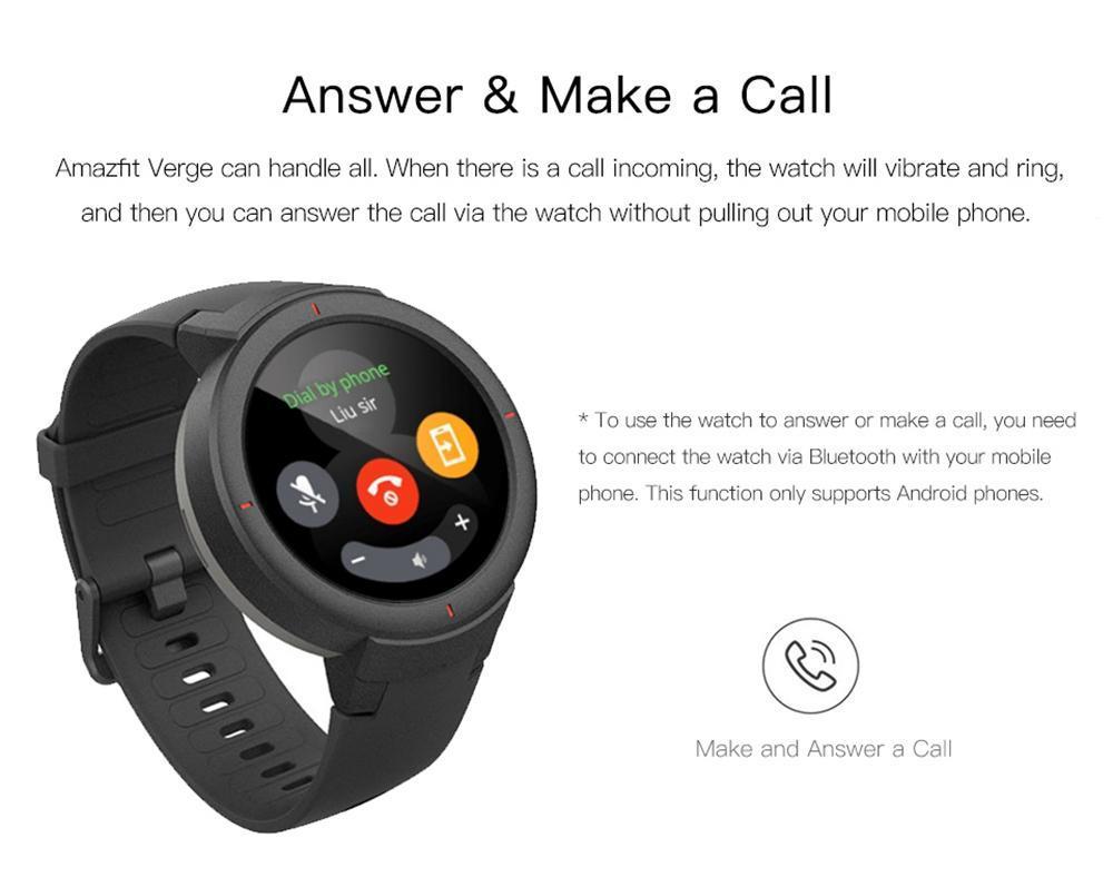 HALF PRICE! Xiaomi Amazfit Verge Sports Smartwatch NEXT DAY DELIVERY