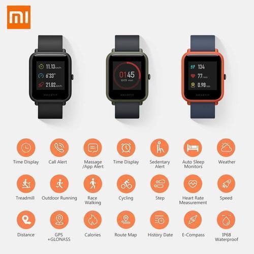 Xiaomi amazfit Bip Black GPS Smart Watch