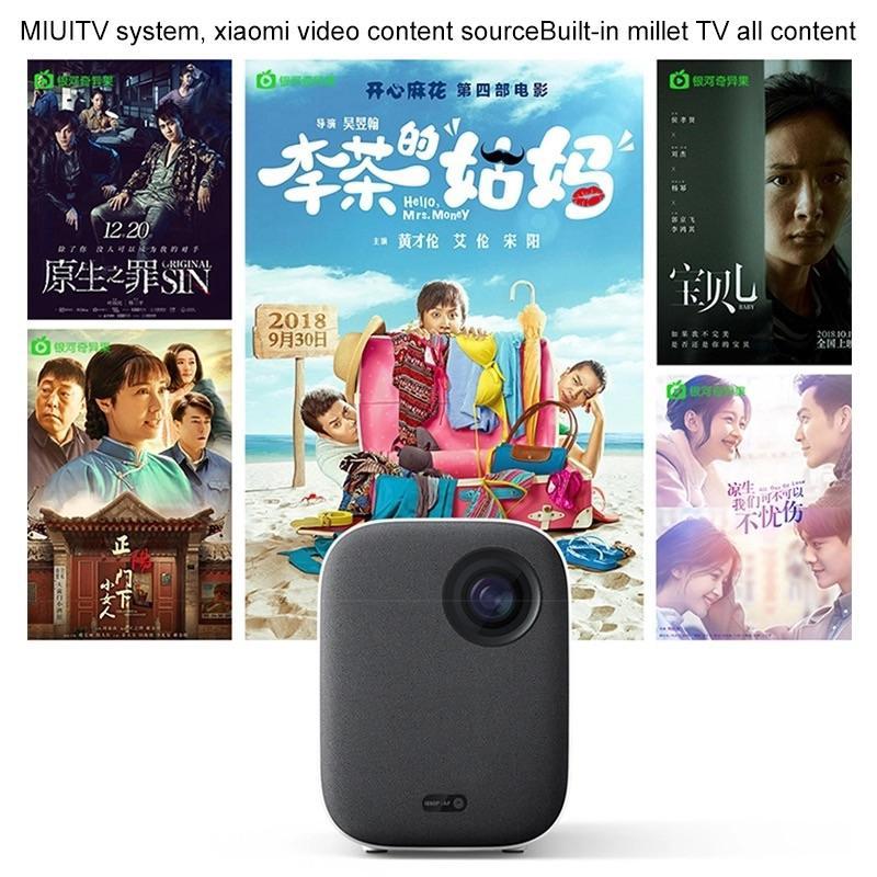 Next Day Delivery Xiaomi Mijia Mini Projector DLP Portable 1080P 500ANSI Support 4K Video
