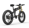 Bezior X Plus Electric Mountain Foldable Bike 130KM Range 1500w Motor 25kmh Speed