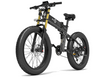 Bezior X Plus Electric Mountain Foldable Bike 130KM Range 1500w Motor 25kmh Speed