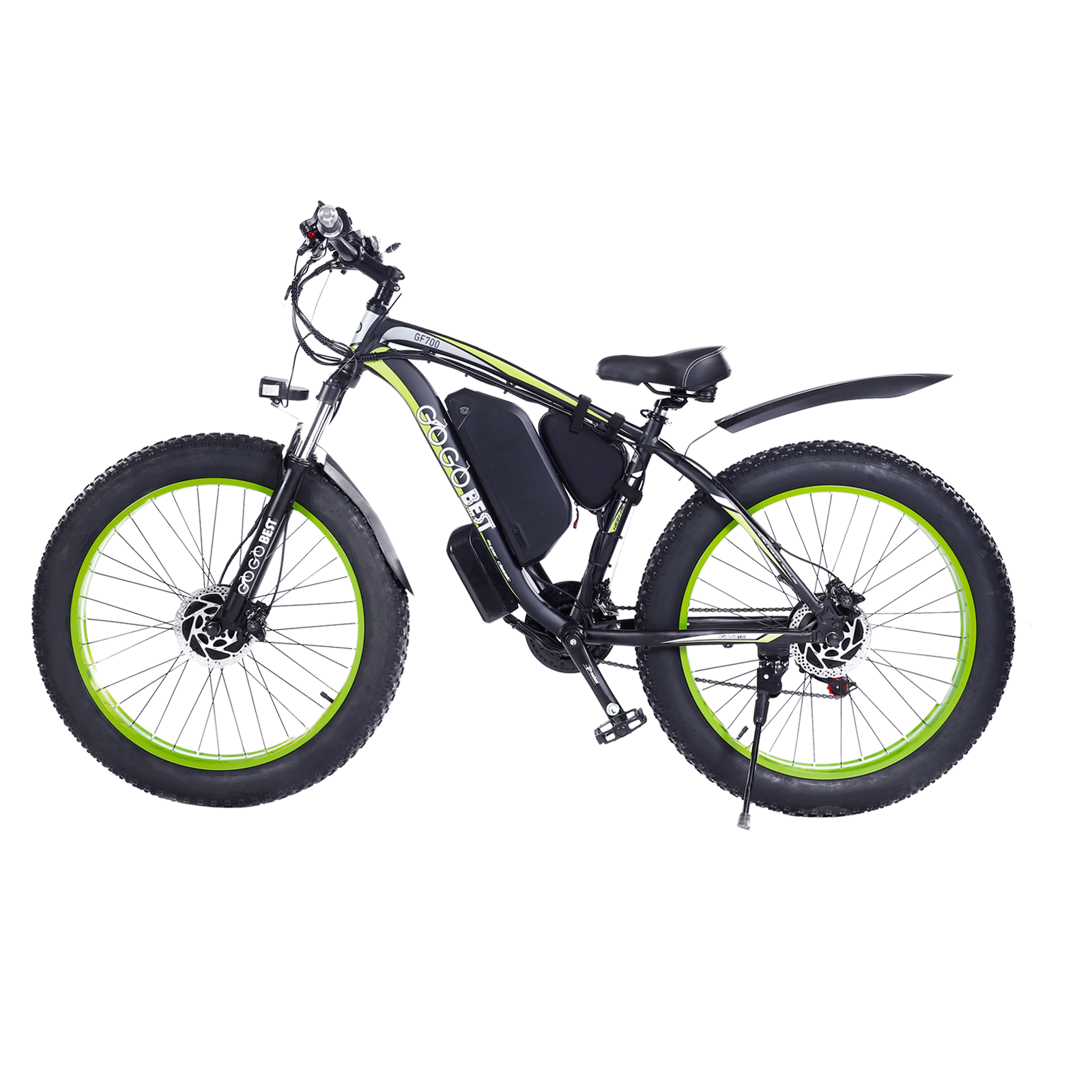 GF700 Electric Mountain Bike Dual Motor E Bike Speed 25km h 70km Range