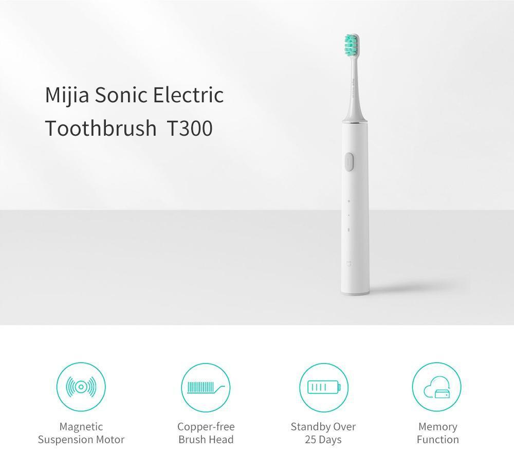 Xiaomi Mijia T300 Sonic Electric Toothbrush Rechargeable White